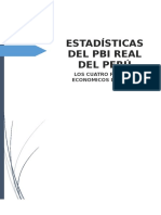 Estadísticas Del Pbi Real Del Perú