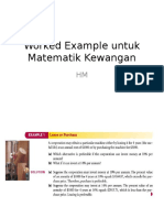 Worked Example Untuk Matematik Kewangan