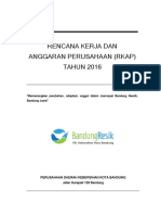 15 C. Rencana Kerja Dan Anggaran 2016 PD Kebersihan PDF