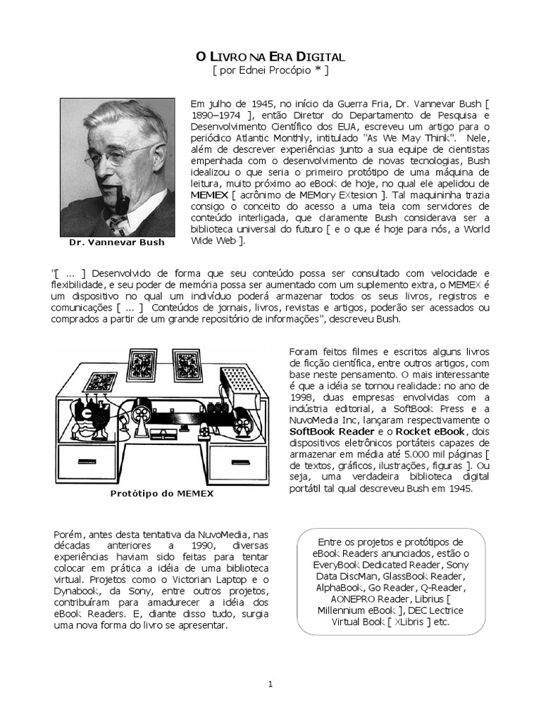 Evolução do Livro na Era Digital | PDF | PCs (computadores ...