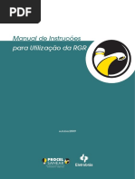 Manual de Instruções RGR - Procel Sanear