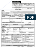 UCPB Client Information Update Sheet CIUS