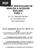 Curs 2_metode Moleculare de Analiza a Acizilor Nucleici