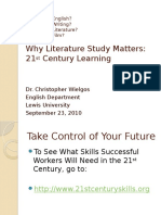 Why Literature Study Matters - 21st Century Learning