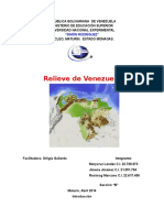 El relieve de Venezuela: formas y orígenes