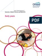 Ofsted Early Years Report 2015