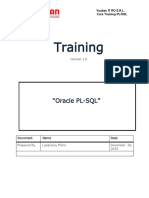 Training - PL SQL Oracle - Basics - Final PDF
