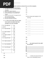 35.ross Always Goes Jogging in The Morning.: 3-Write The Plural Form of Each of The Following Nouns