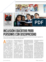 Inclusión Educativa para Personas Con Discapacidad