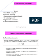 elementi teoria probabilità