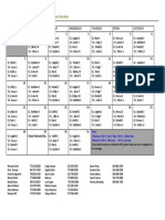 May 2017 Floor Schedule 