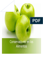 Conservadores en Los Alimentos