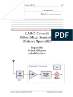 RF CMOS Mixer Simulation Guide