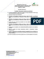 Estudo Dirigido 14 - Degradação Oxidativa de Nucleotídeos