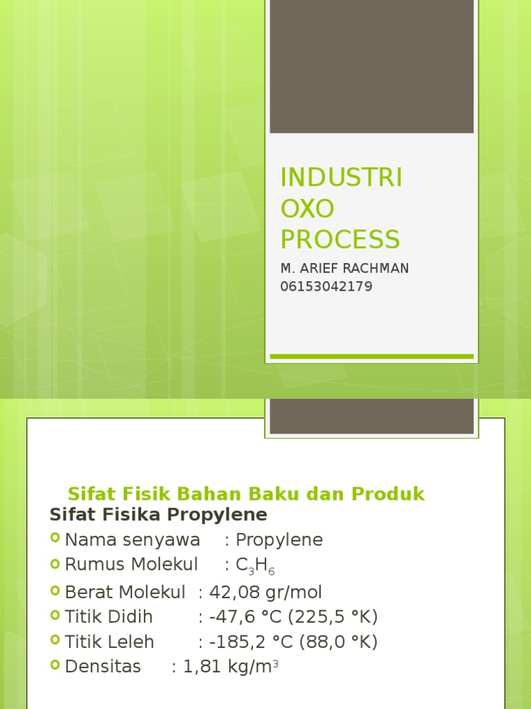 Oxo Proses | PDF