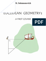 Mark Solomonovich Euclidean Geometry A First Course.pdf