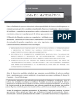 Programa de Matematica