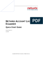 Netwrix Account Lockout Examiner QuickStart Guide PDF