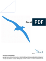 C-Bird (TM) Operations Manual 3 0 Generic 1.1