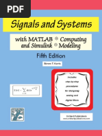 Signals and Systems With (MATLAB) Computing and Simulink Modeling - Karris - 5th Edition