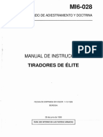 Ejercito Español - MI6-028 Manual de Instrucción de Tiro Y Tecnica de Francotiradores (Pacos. - España) PDF