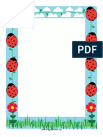 Ladybug Border