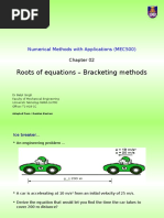 C03.01 MEC500RK Roots of Equation - Bracketing Method