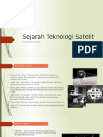 Sejarah Teknologi Satelit