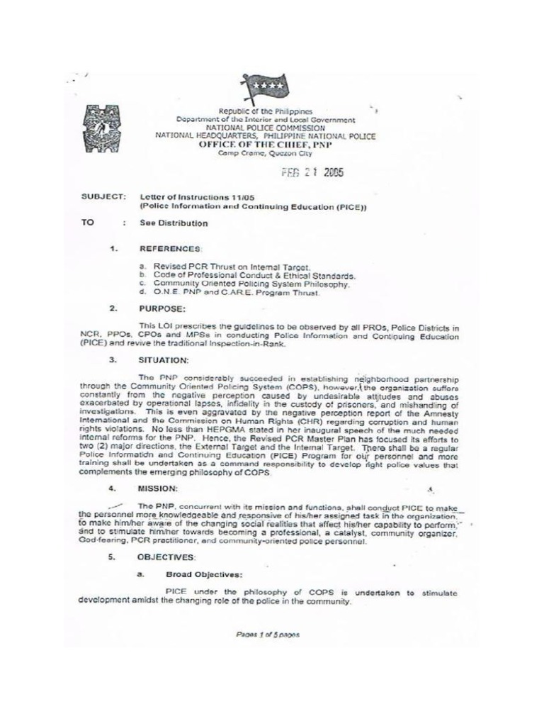 Loi 11 05 Police Information And Continuing Education Pice Pdf Pdf
