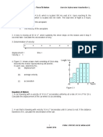 Exercise f3 Force & Motion