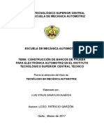 Instituto Tecnológico Superior Central Técnico Escuela de Mecánica Automotriz