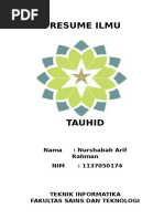 Download Resume Ilmu Tauhid by M Zakky Zack SN348017321 doc pdf