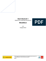 Modelltest Start Deutsch1 A1 - Variante1 PDF