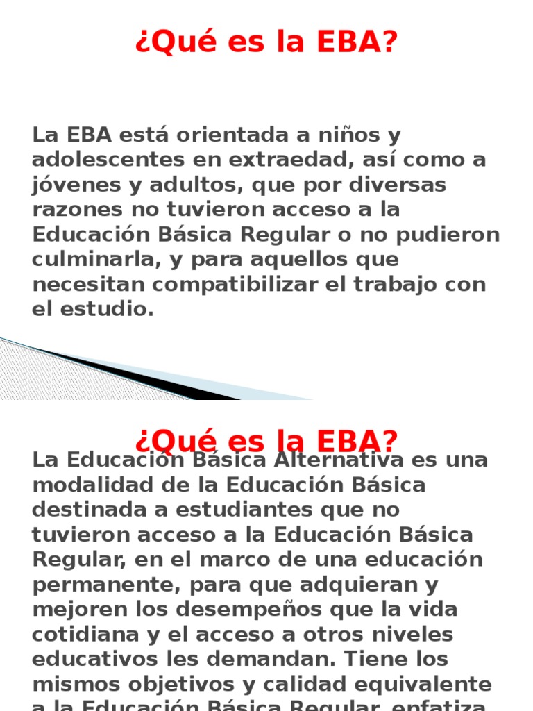 Eba | PDF | Educación primaria | Ciencia cognitiva