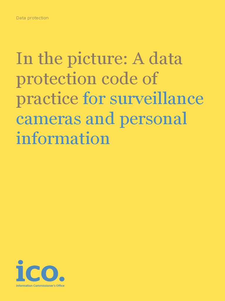 Surveillance Camera Data Protection Code | PDF | Closed Circuit ...