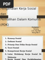 Pengenalan Kerja Sosial Dan PDK