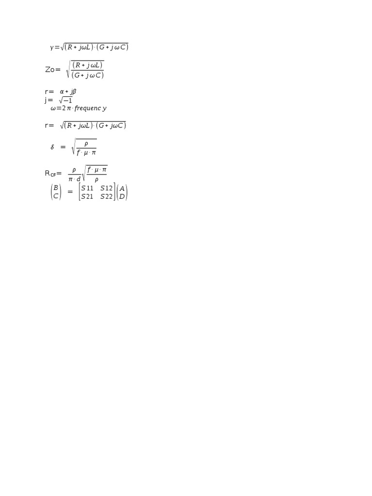 Electrical Impedance and Parameters Analysis | PDF