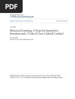 Journal Article Ratcliffe Rhetorical Listening - A Trope For Interpretive Invention and A C