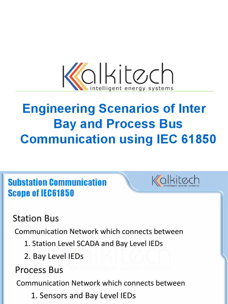 Engineering of Substation Based On IEC 61850 | PDF | Osi Model ...