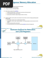 Contiguous Memory Allocation: Partitions