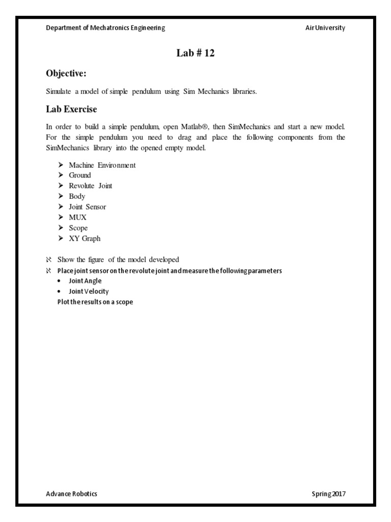 Lab 12 Guideline Document | PDF