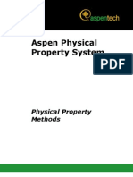 Aspen-Physical Property System Physical Property Method