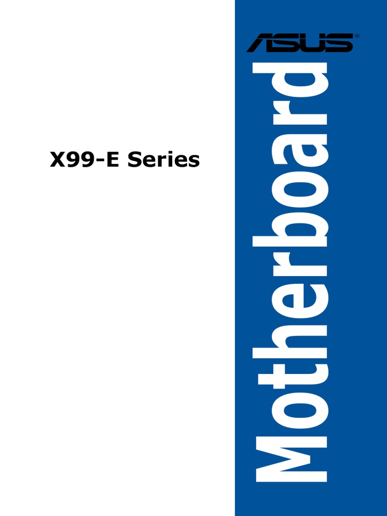 Asus x99-e E11534_X99-E_UM_WEB | Computer Engineering | Computer Hardware