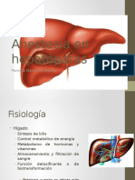 Anestesia en Hepatopatas