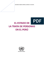 Estado de Trata de Personas Peru