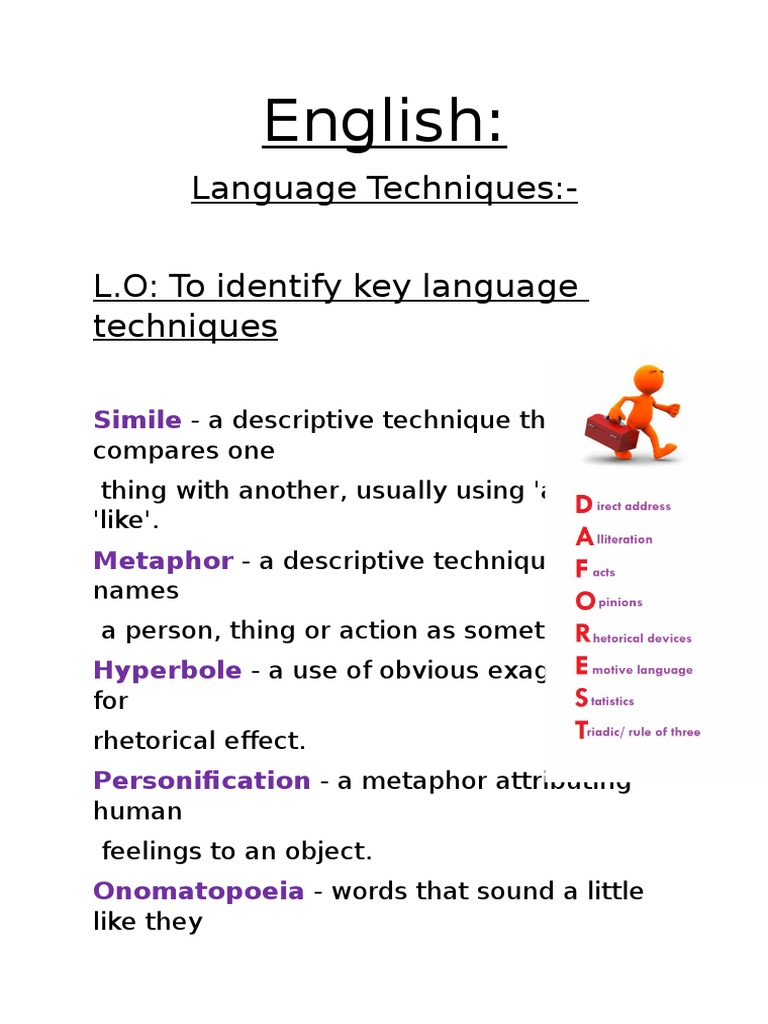 English Revision Guide | PDF | Language Arts & Discipline