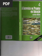 A Entrevista Na Pesquisa Em Educação