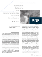 El caso Yanacocha: crónica de la lucha de los campesinos frente a la contaminación minera