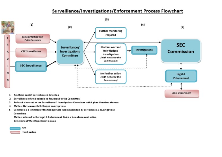 SEC Surveillance and Enforcement Flowchart | PDF | U.S. Securities And ...
