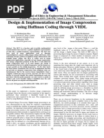 Design & Implementation of Image Compression Using Huffman Coding Through VHDL, Kumar Keshamoni